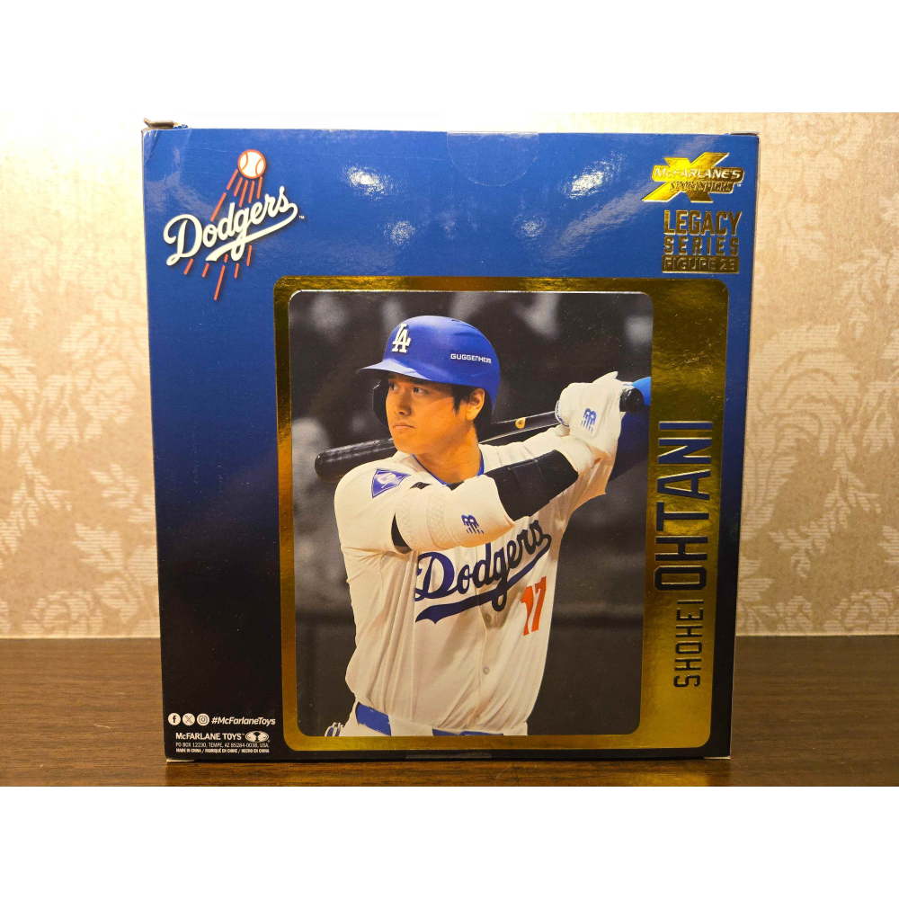 (新鮮現貨) 麥法蘭 MLB 2026 洛杉磯道奇 Shohei Ohtani 大谷翔平「白衣打擊動作普版」6吋運動人偶-細節圖8