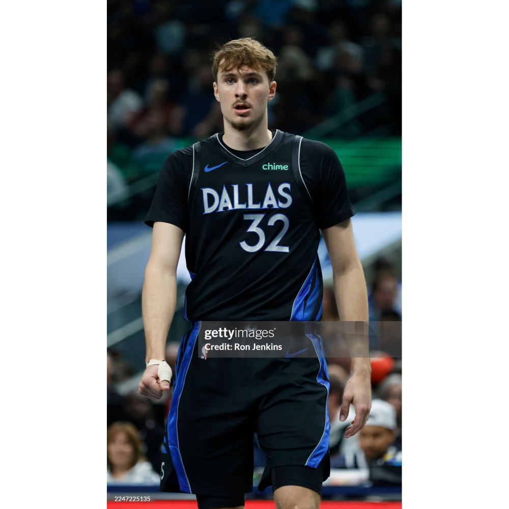 (新鮮現貨) Nike NBA 達拉斯獨行俠 Cooper Flagg 25/26 城市版 背號短T (Sz. L)-細節圖3