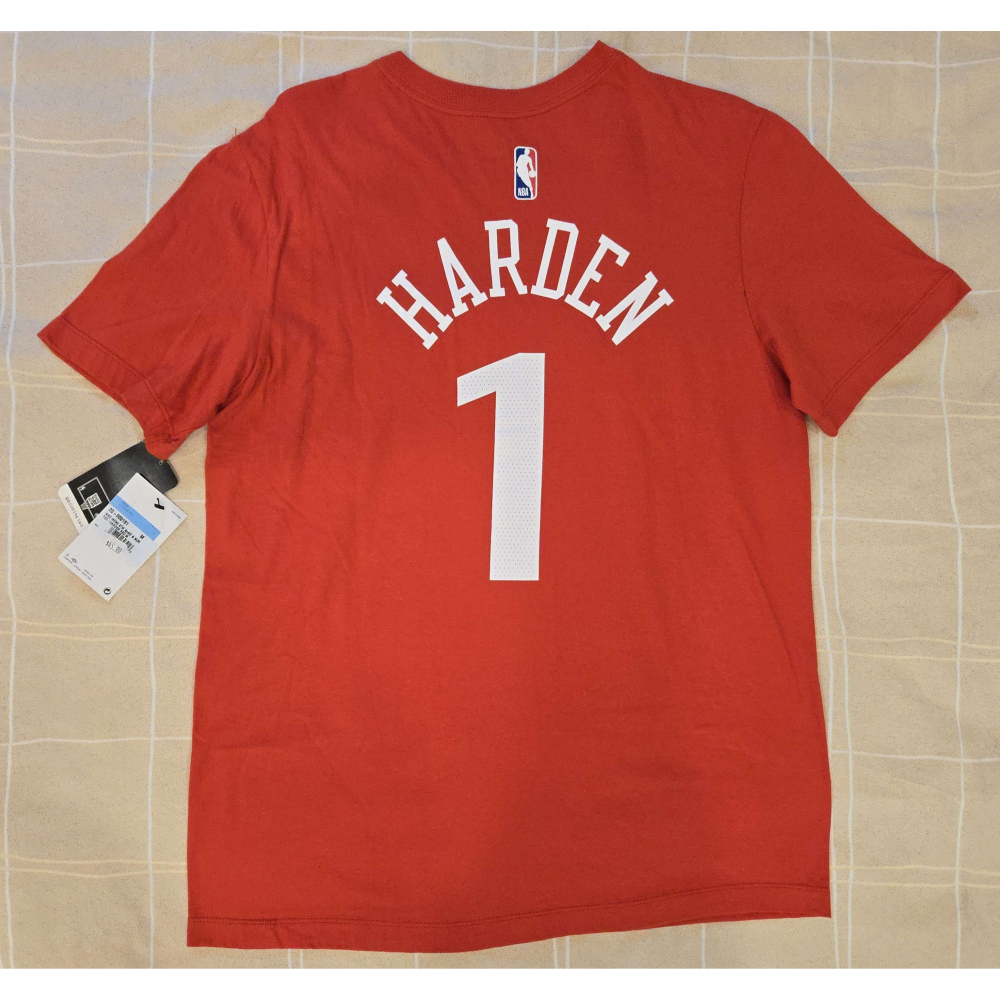 (奇蹟補貨) Nike NBA 洛杉磯快艇 James Harden 25/26 宣告版 背號短T (Sz. M)-細節圖2