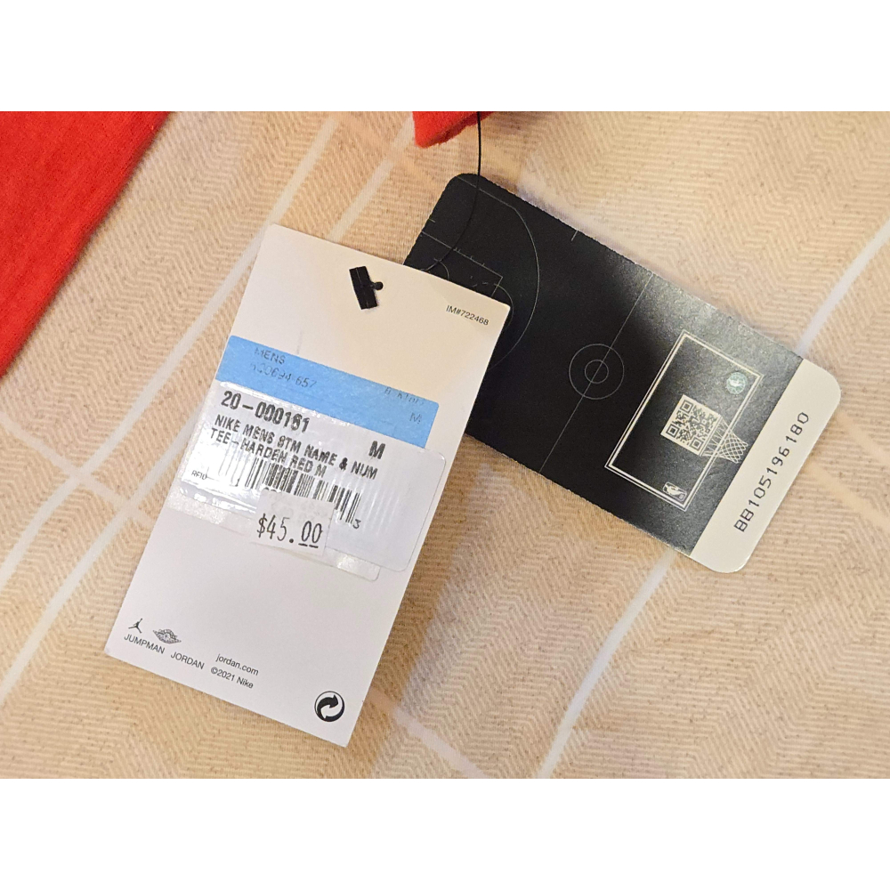 (奇蹟補貨) Nike NBA 洛杉磯快艇 James Harden 25/26 宣告版 背號短T (Sz. M)-細節圖9