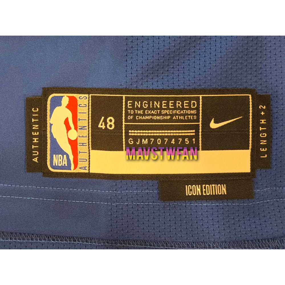 (新鮮現貨) Nike Kyrie Irving 獨行俠 24/25 經典版 AU 球衣 (L 48，原生贊助標)-細節圖6