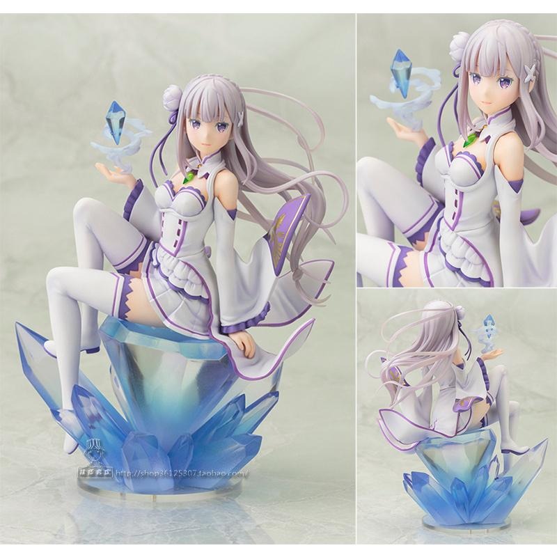 【安特羅斯】RE0 從零開始的異世界生活  艾蜜莉亞 大精靈帕克 蕾姆 拉姆 模型 玩具 公仔 雕像-細節圖3