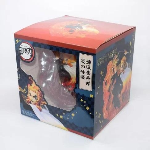 【安特羅斯】煉獄杏壽郎 鬼滅之刃 無限列車 炎之呼吸 炎柱 大哥 蟻窩座  場景特效  模型 玩具 公仔-細節圖3