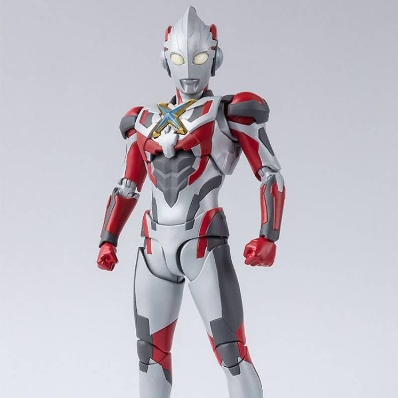 【安特羅斯】超人力霸王X 鹹蛋超人 奧特曼 艾克斯 哥莫拉裝甲 SHF 可動 模型 玩具 公仔 可動 關節-細節圖3