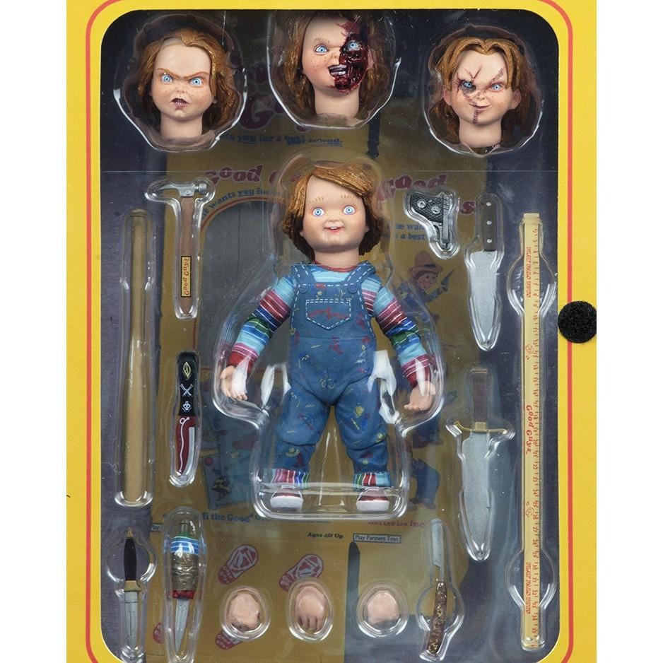 【安特羅斯】【NECA 】鬼娃回魂 恰奇Chucky cult 恰吉豪華版恐怖鬼娃娃人偶手辦模型 10CM 王世堅-細節圖4