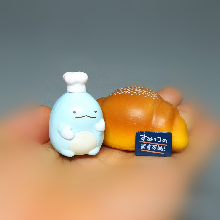 【軸心萌兔】貓咪 炸蝦 豬排 蜥蜴 角落生物 療育小物公仔玩具 盒玩 食玩 模型 轉蛋 蛋糕烘培 6款一組 4-5cm-細節圖8