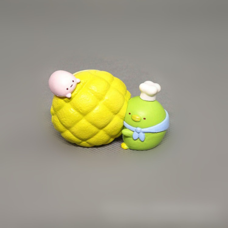 【軸心萌兔】貓咪 炸蝦 豬排 蜥蜴 角落生物 療育小物公仔玩具 盒玩 食玩 模型 轉蛋 蛋糕烘培 6款一組 4-5cm-細節圖9