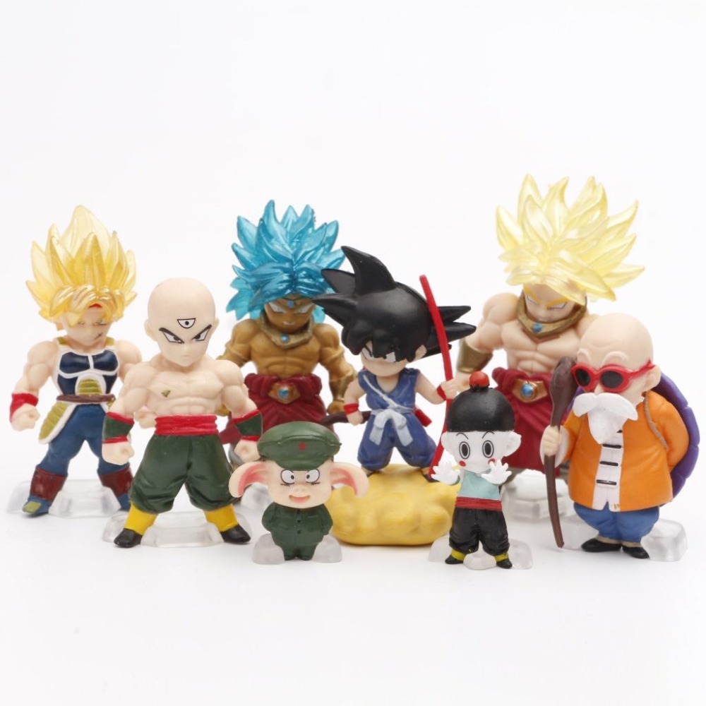 【安特羅斯】七龍珠 q版公仔模型玩具人偶 可愛食玩 蛋糕烘培裝飾 生日禮品 龜先人 孫悟空歸派氣功 超級賽亞人 布羅利-細節圖5