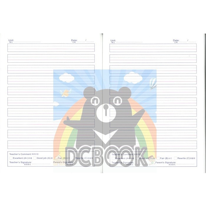 英語練習簿 10行 ED36033 雪人 英語10行簿 E-DAY出版-細節圖3