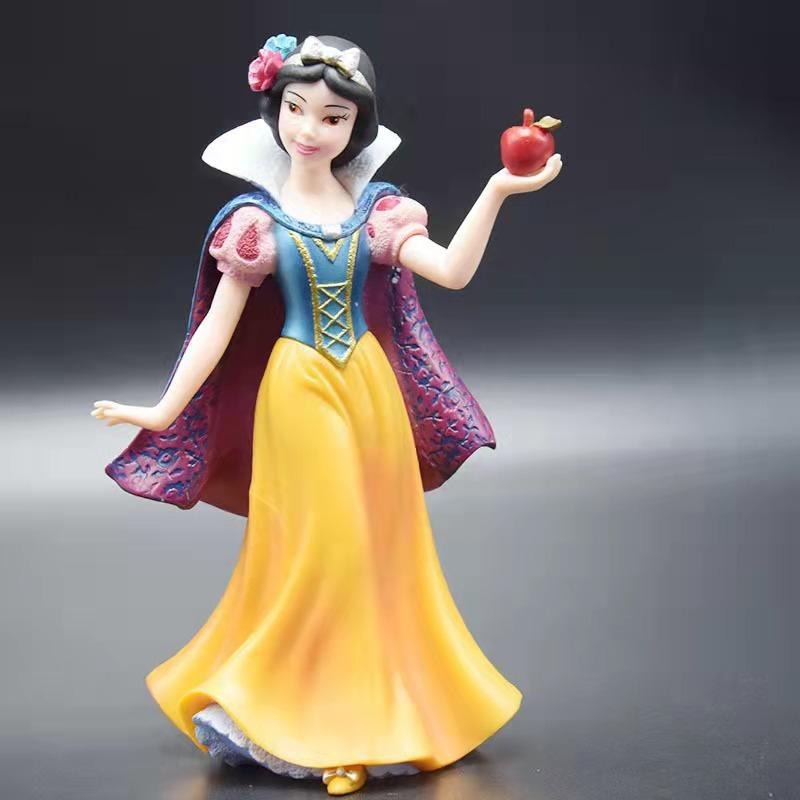 【多米諾】迪士尼公主 艾莎 安娜 茉莉 阿拉丁 白雪公主 長髮公主 模型 玩具 公仔 靜態雕像 蛋糕 烘培 生日 禮品-細節圖3