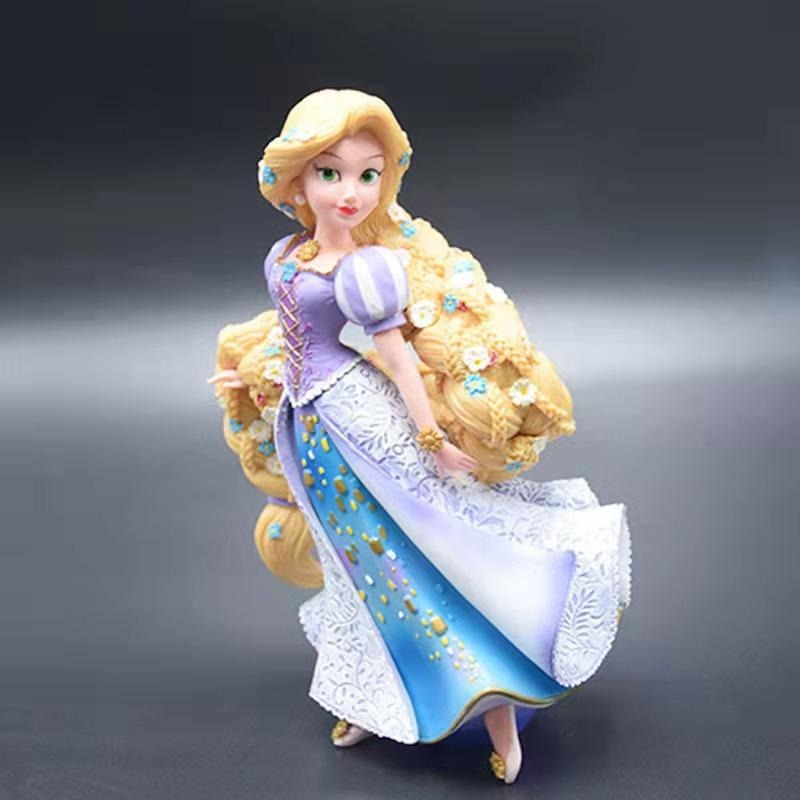 【多米諾】迪士尼公主 艾莎 安娜 茉莉 阿拉丁 白雪公主 長髮公主 模型 玩具 公仔 靜態雕像 蛋糕 烘培 生日 禮品-細節圖4