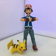 【多米諾】小智 道館 寶可夢 皮卡丘 小火龍 傑尼龜 FIGMA 可動人偶 模型 玩具 公仔 人偶 可愛-細節圖6