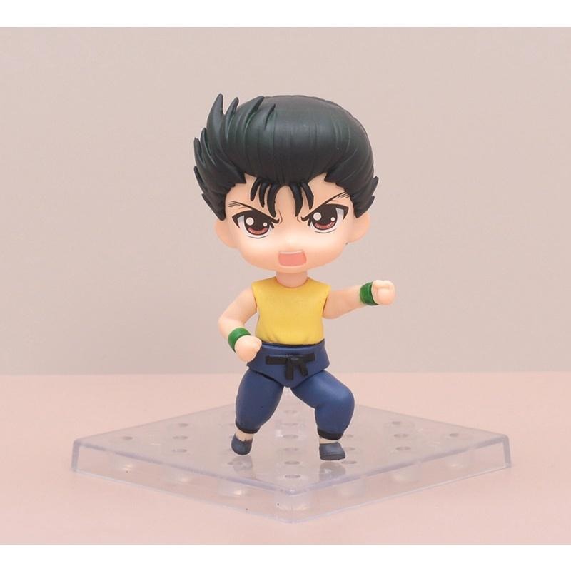 【多米諾】幽遊白書 浦飯幽助 童年 懷舊 Q版 靈丸 靈光波動拳 靈氣 波波 模型 玩具 公仔 雕像 可動-細節圖6