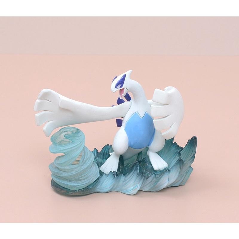 【多米諾】精靈 寶可夢 口袋怪獸 神奇寶貝 鳳凰 露奇亞 皮卡丘 火球鼠 模型 玩具 公仔 雕像 蛋糕 烘培 特效組合-細節圖3