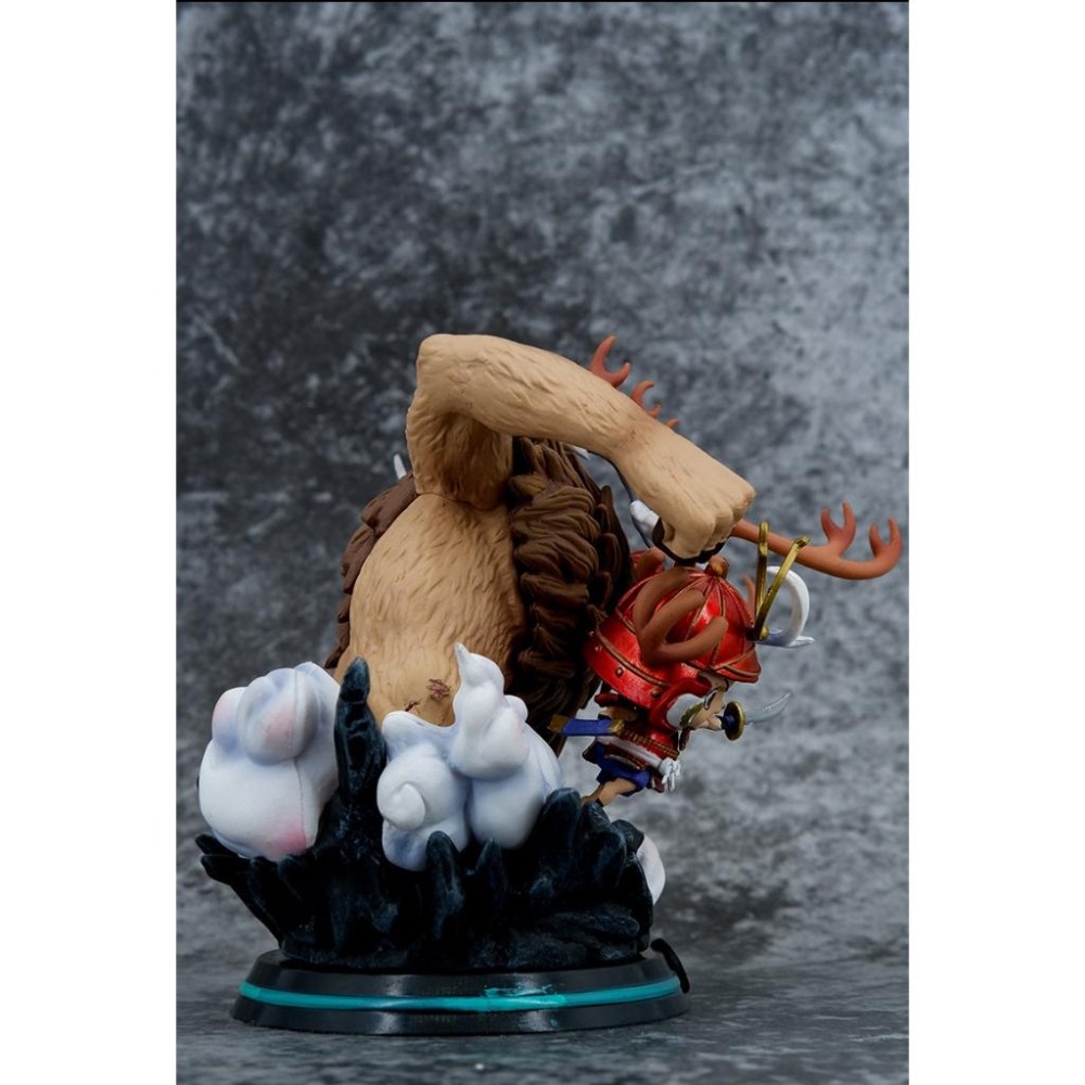 【多米諾】航海王 海賊王 強化 怪物 GK 喬巴 鬼島 大招 強化變身 魯夫 四皇 和之國 日本 武士 公仔 玩具 禮品-細節圖2