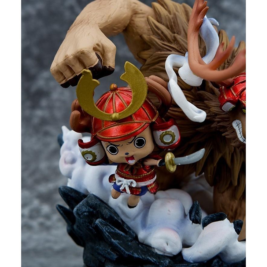 【多米諾】航海王 海賊王 強化 怪物 GK 喬巴 鬼島 大招 強化變身 魯夫 四皇 和之國 日本 武士 公仔 玩具 禮品-細節圖5