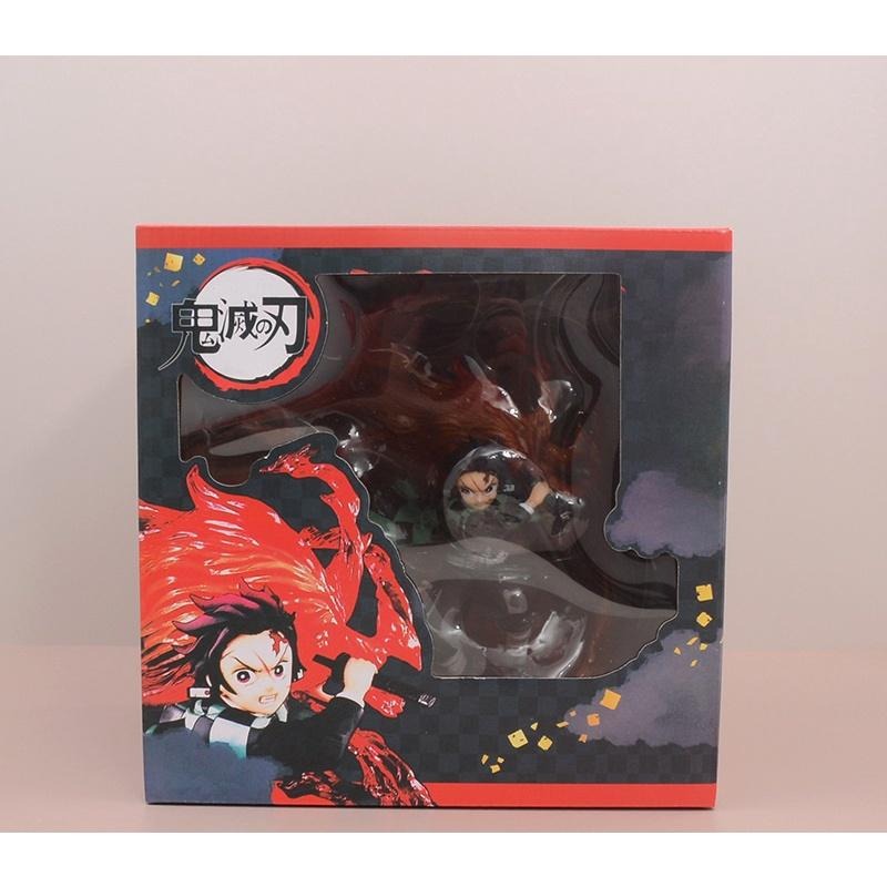 【多米諾】鬼滅之刃 炭治郎 火之神神樂 日之呼吸 十二鬼月 模型 玩具 公仔 雕像 水之呼吸 刀匠村-細節圖4