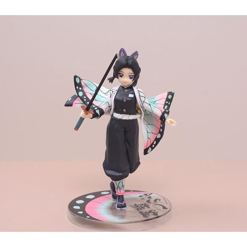 【多米諾】鬼滅之刃 柱 蝴蝶忍 蝴蝶屋 蟲柱 模型 玩具 公仔 雕像 場景 炭治郎 我妻善逸 豬頭-細節圖2