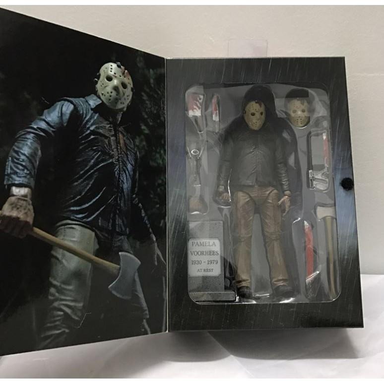 【多米諾】 NECA黑色星期五 猛鬼街 弗萊迪 傑森 第三部第4章手人偶 可動 玩具 模型 公仔 恐怖故事 傑森-細節圖2