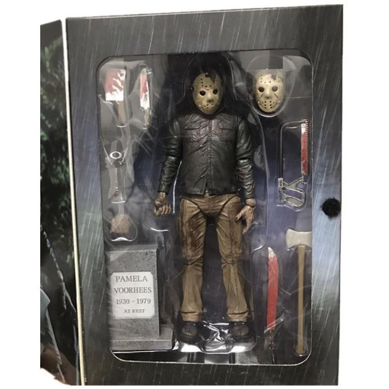 【多米諾】 NECA黑色星期五 猛鬼街 弗萊迪 傑森 第三部第4章手人偶 可動 玩具 模型 公仔 恐怖故事 傑森-細節圖3