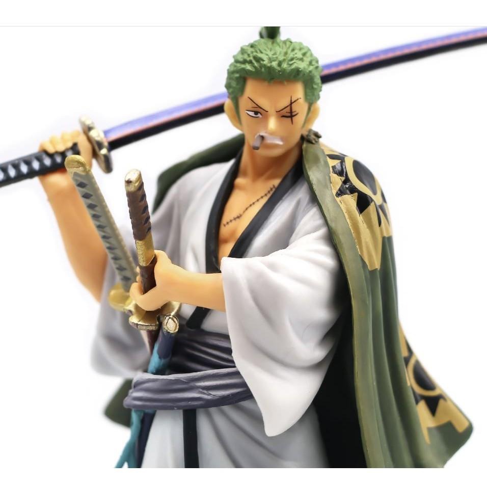 【多米諾】航海王魯夫鬼島四皇凱多大媽海賊王DXF和之國篇和服索隆三刀流索隆十郎手辦模型 羅 紅心海賊團草帽-細節圖5