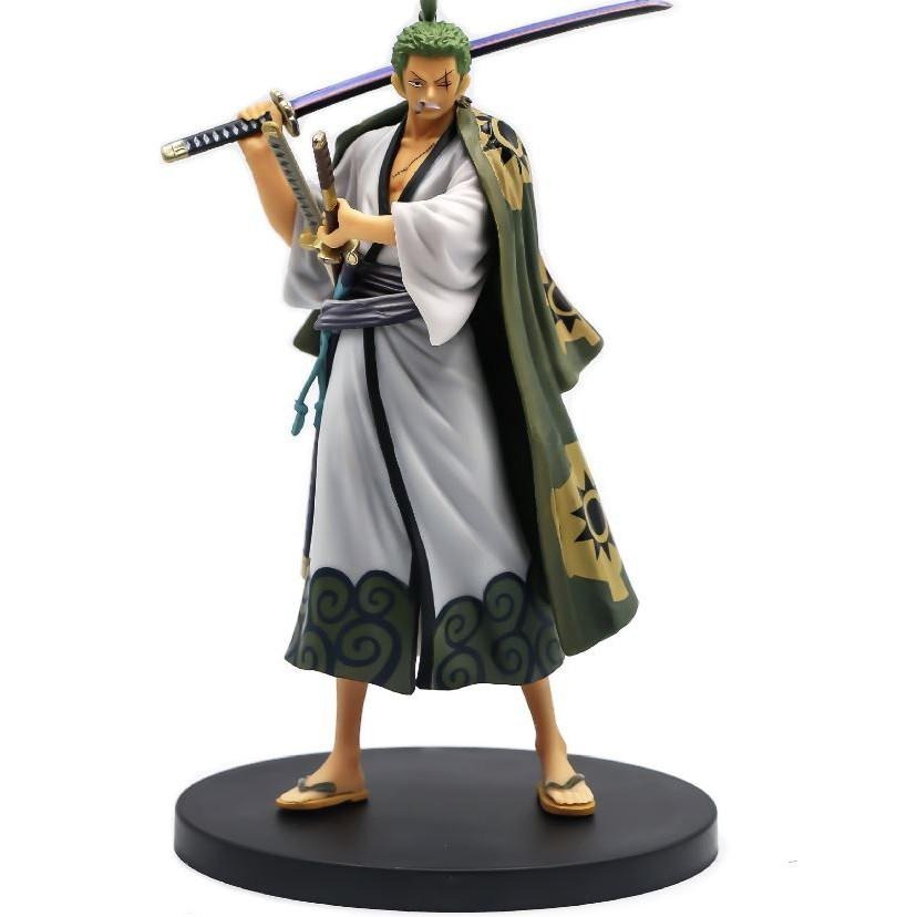 【多米諾】航海王魯夫鬼島四皇凱多大媽海賊王DXF和之國篇和服索隆三刀流索隆十郎手辦模型 羅 紅心海賊團草帽-細節圖6