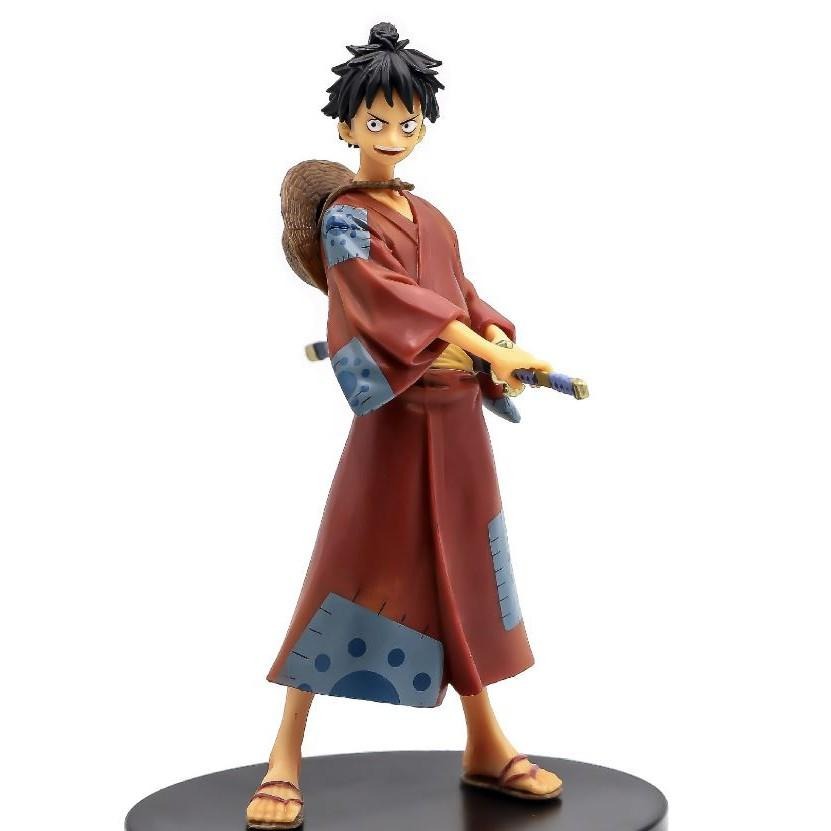 【多米諾】航海王魯夫鬼島四皇凱多大媽海賊王DXF和之國篇和服索隆三刀流索隆十郎手辦模型 羅 紅心海賊團草帽-細節圖9