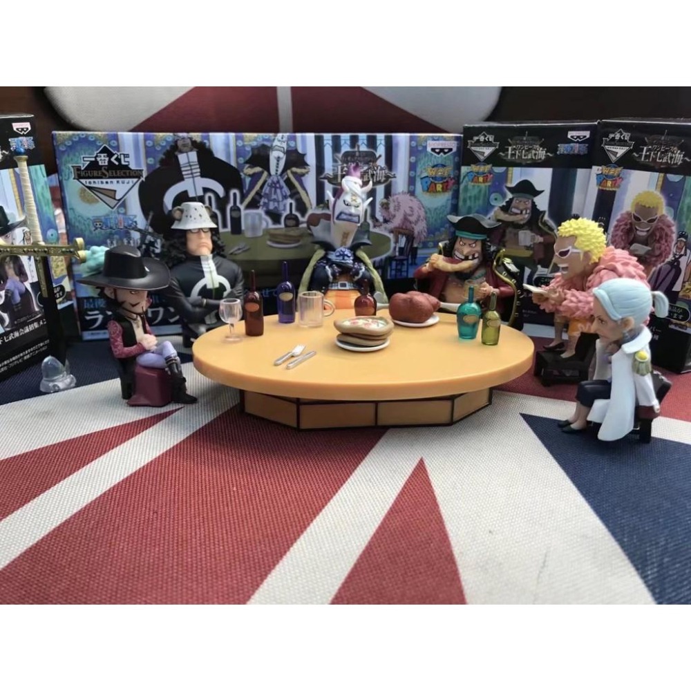 【多米諾】航海王 一番賞 WCF 王下七武海 圓桌 召集會議 鶴 海軍中將 頂上決戰 四皇 魯夫索隆-細節圖3