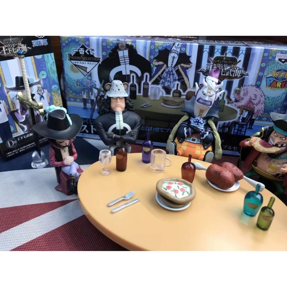 【多米諾】航海王 一番賞 WCF 王下七武海 圓桌 召集會議 鶴 海軍中將 頂上決戰 四皇 魯夫索隆-細節圖4