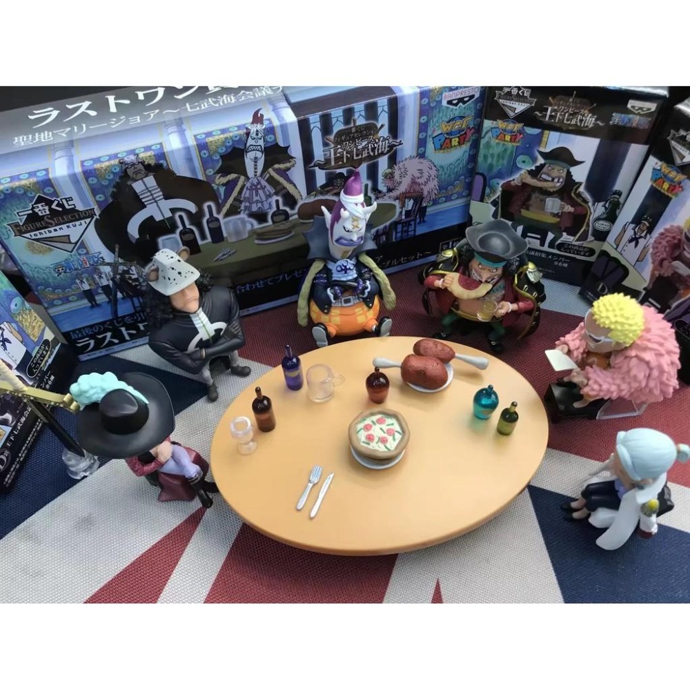 【多米諾】航海王 一番賞 WCF 王下七武海 圓桌 召集會議 鶴 海軍中將 頂上決戰 四皇 魯夫索隆-細節圖6