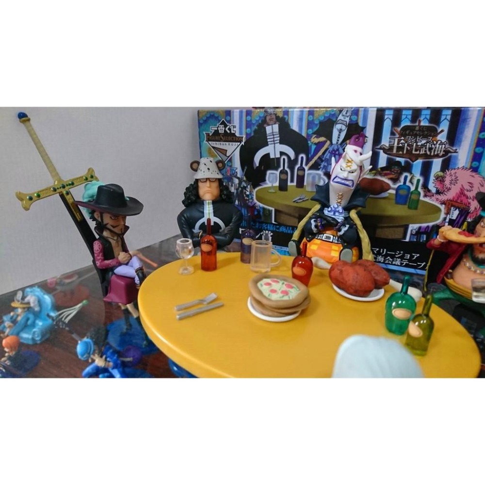 【多米諾】航海王 一番賞 WCF 王下七武海 圓桌 召集會議 鶴 海軍中將 頂上決戰 四皇 魯夫索隆-細節圖7