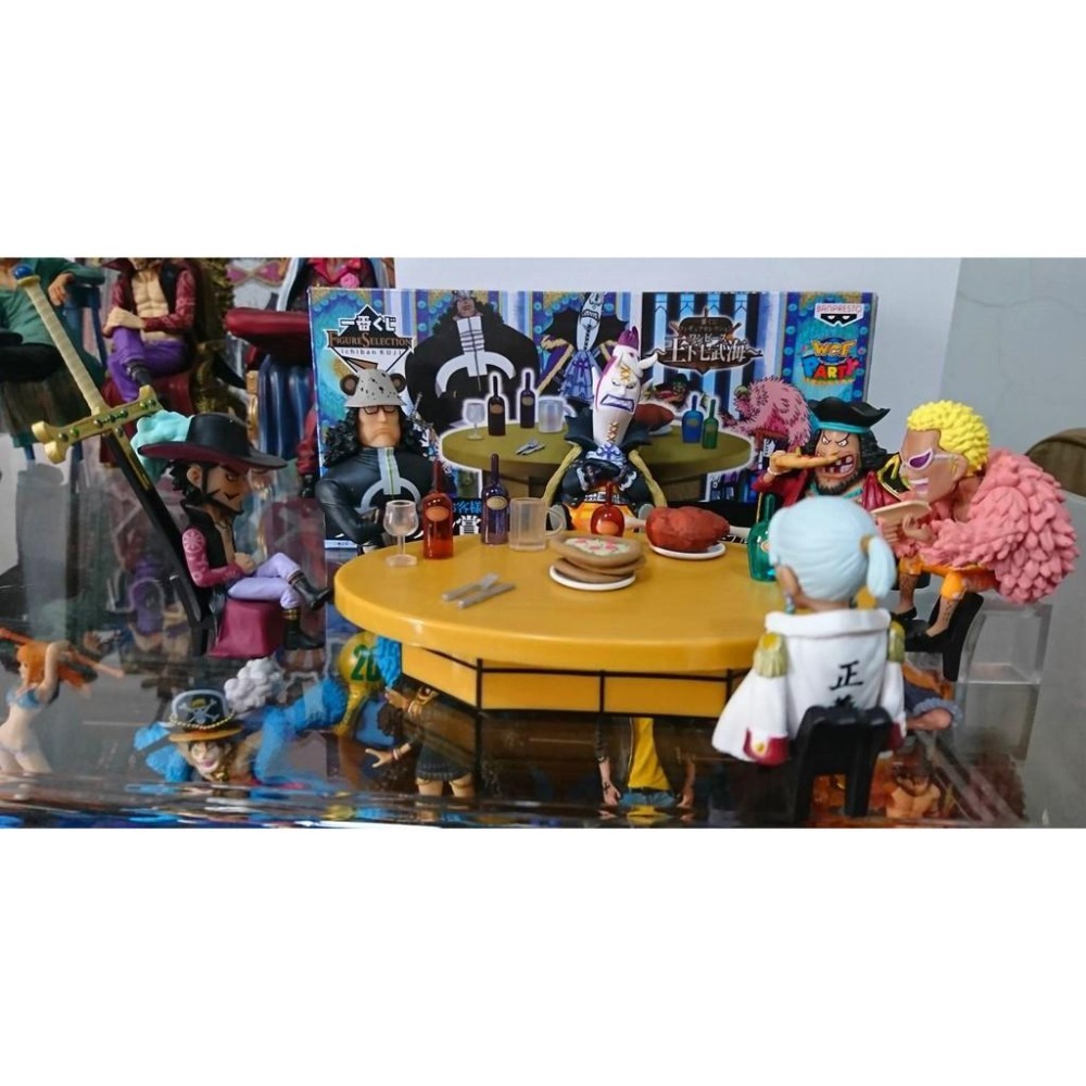 【多米諾】航海王 一番賞 WCF 王下七武海 圓桌 召集會議 鶴 海軍中將 頂上決戰 四皇 魯夫索隆-細節圖8