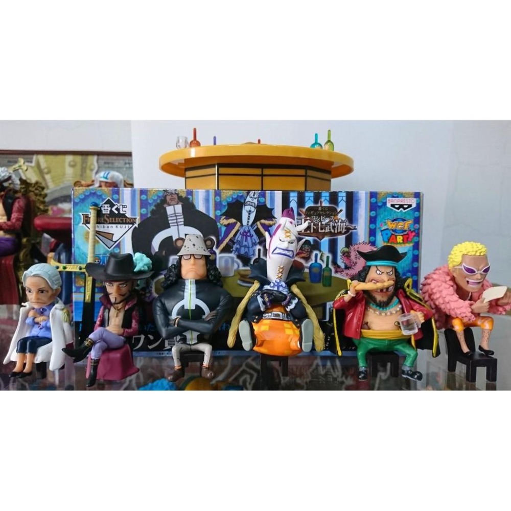 【多米諾】航海王 一番賞 WCF 王下七武海 圓桌 召集會議 鶴 海軍中將 頂上決戰 四皇 魯夫索隆-細節圖9