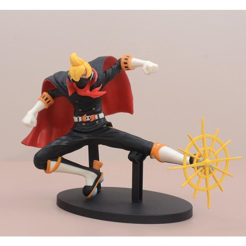 【多米諾】海賊 航海王 假面 香吉士 戰鬥服 瞬間 超帥 和之國 傑爾馬66 15cm模型 玩具 公仔 雕像