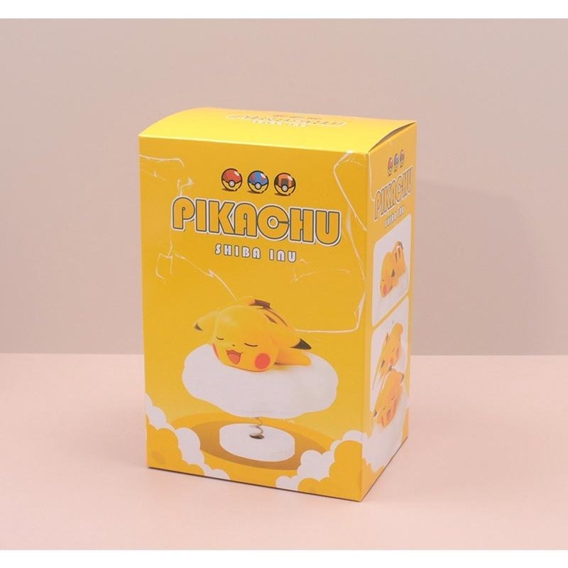 現貨【多米諾】皮卡丘 彈簧搖擺 搖頭 可愛 雲朵 寶可夢 神奇寶貝 口袋怪獸 精靈 公仔 模型 玩具 雕像-細節圖5