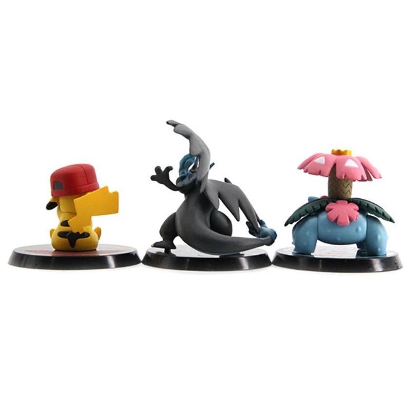 【多米諾】寶可夢 神奇寶貝 精靈 噴火龍 水劍龜 皮卡丘 妙蛙種子 超級進化 超夢 MEGA進化 模型 玩具 公仔-細節圖2