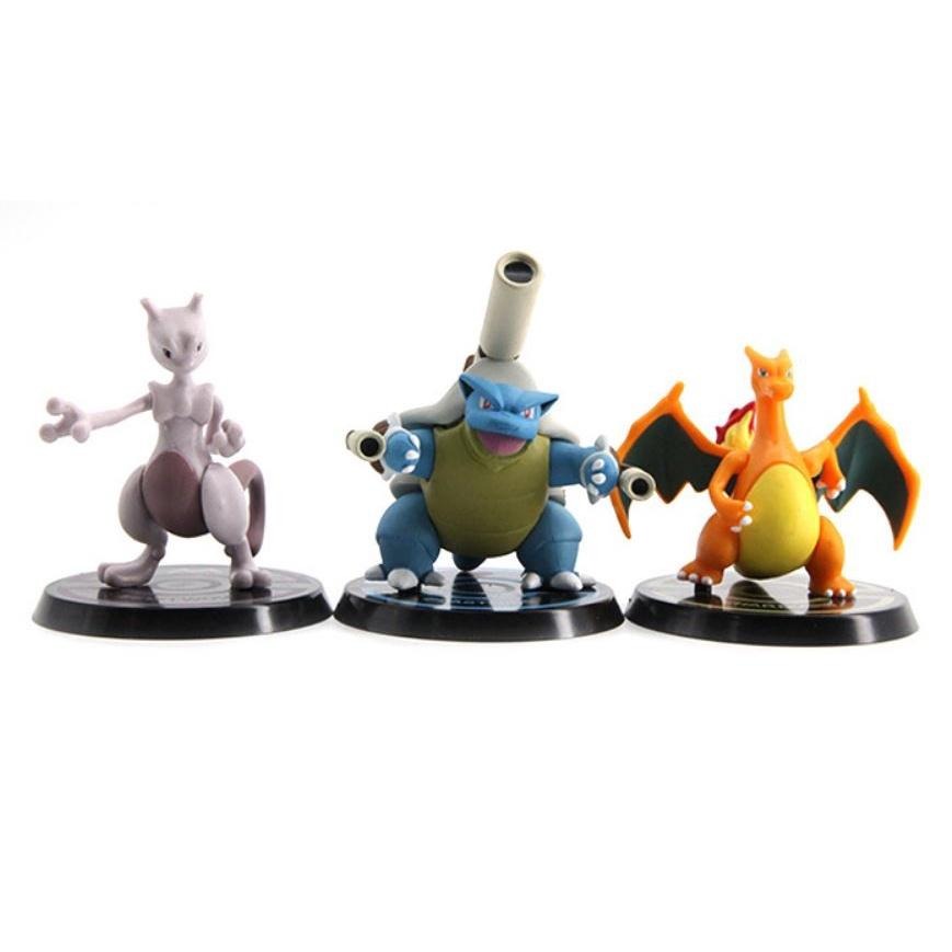 【多米諾】寶可夢 神奇寶貝 精靈 噴火龍 水劍龜 皮卡丘 妙蛙種子 超級進化 超夢 MEGA進化 模型 玩具 公仔-細節圖5