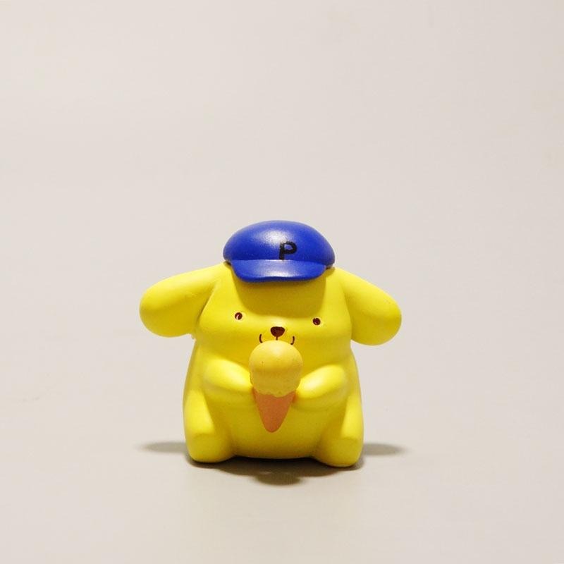 【多米諾】Q版 可愛 布丁狗 帕洽狗 小狗 運動 棒球 造型 蛋糕 烘培 禮品 三麗鷗 模型 玩具 公仔-細節圖3