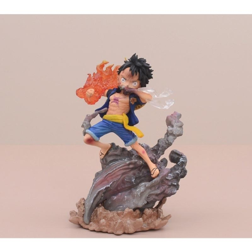 【多米諾】航海王 魯夫 索隆 香吉士 太陽神 尼卡 四皇 凱多 和之國 Q版 GK 場景 模型 玩具 公仔 雕像