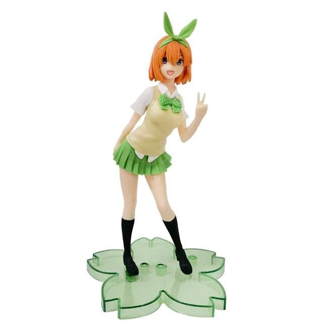 【多米諾】五等分的花嫁 中野 一花 二乃  三玖 四葉 五月 美少女 公仔玩具校園 模型 蛋糕生日 禮品 食玩-細節圖7