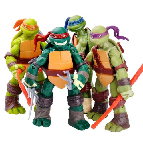 【多米諾】忍者龜 可動關節 四款一組玩具 公仔 模型 12cm 2012電影版 周邊