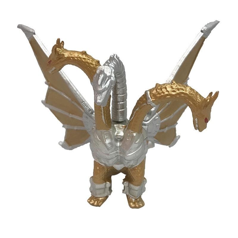 【多米諾】哥吉拉 怪獸之王 機械哥吉拉 三頭龍 宇宙怪物 奧特曼 金剛 基多拉 食玩 公型玩具 烘培 蛋糕-細節圖2