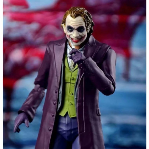【多米諾】小丑 黑暗騎士 蝙蝠俠 諾蘭 人偶 西斯萊傑 自殺小隊 自殺突擊隊 DC偵探漫畫 joker 可動 模型