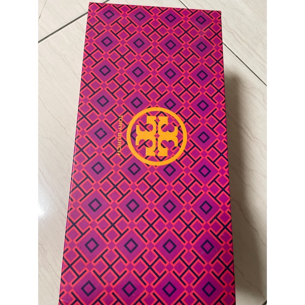 九成新 美國買回 Tory Burch 黑色格紋女鞋 US6-細節圖3
