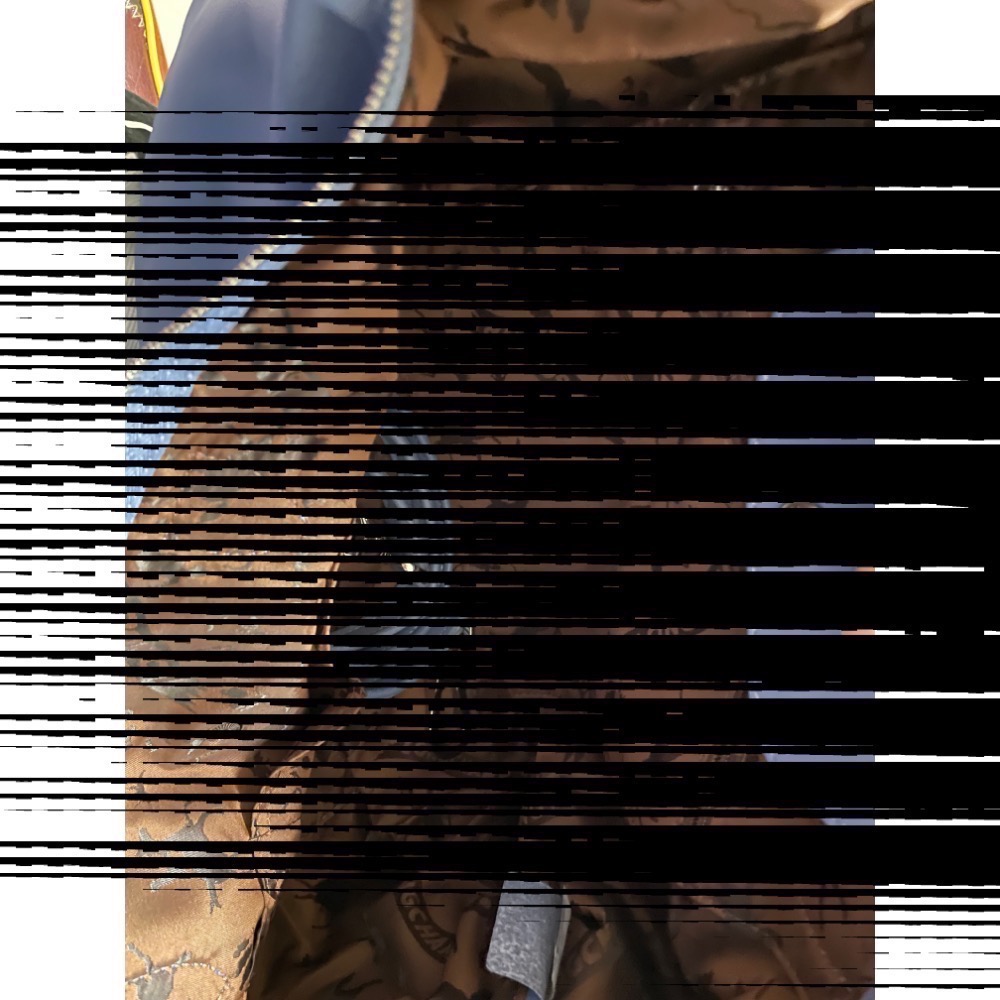 全新 絕版  法國製 longchamp 小羊皮 藍色 m號 折疊包-細節圖7