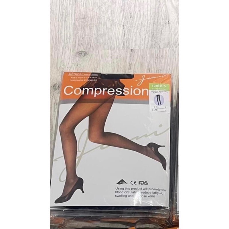 全新 長榮航空 空服員 空勤 絲襪 120丹 黑色 L號-細節圖2