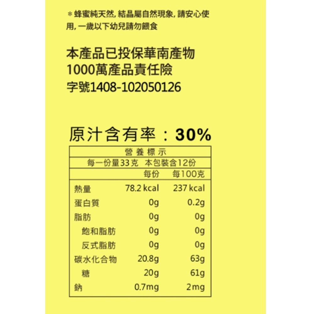 【檸檬大叔】蜂蜜檸檬膠囊 12入/盒 (33g±9%/入)UNLCE LEMON-細節圖5