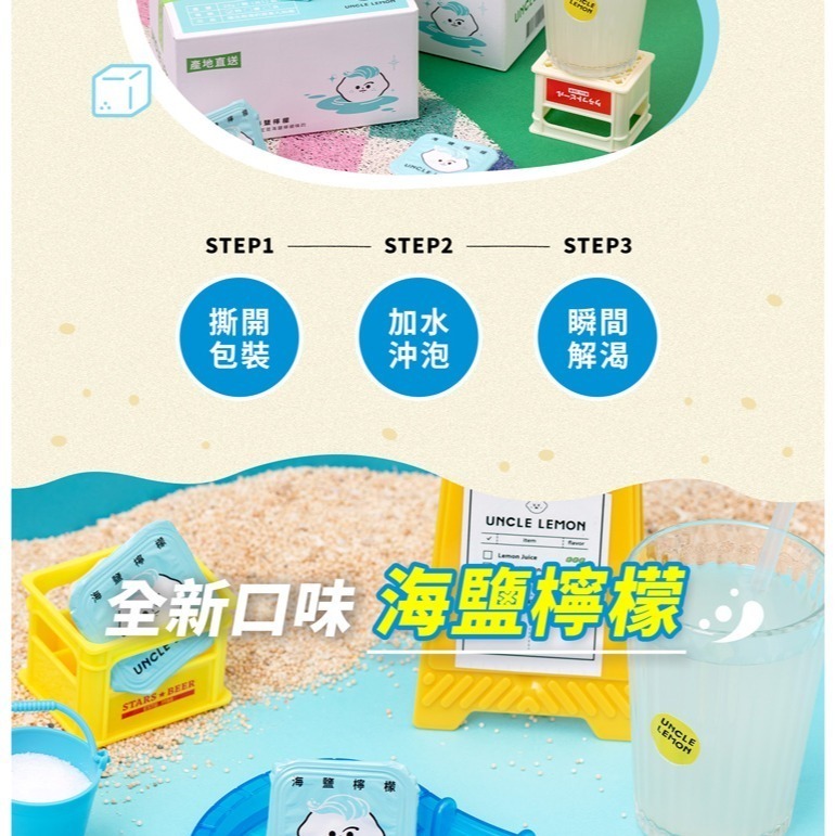 【檸檬大叔】海鹽檸檬膠囊 12入/盒 (29g±9%/入)UNLCE LEMON-細節圖4