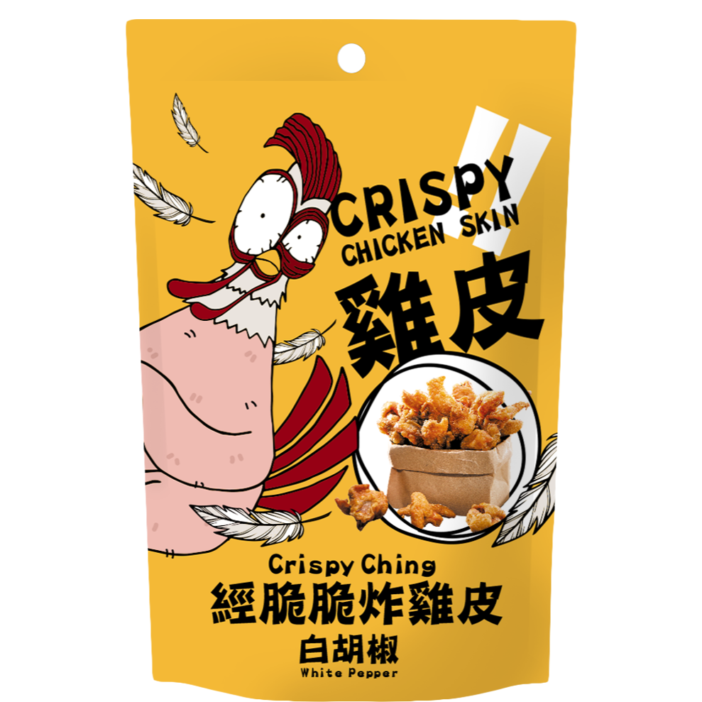 【經脆脆Crispy Ching】酥炸雞皮餅乾 多款口味 100%純正雞皮 低裹粉超酥脆 經脆脆Crispy Ching-規格圖11