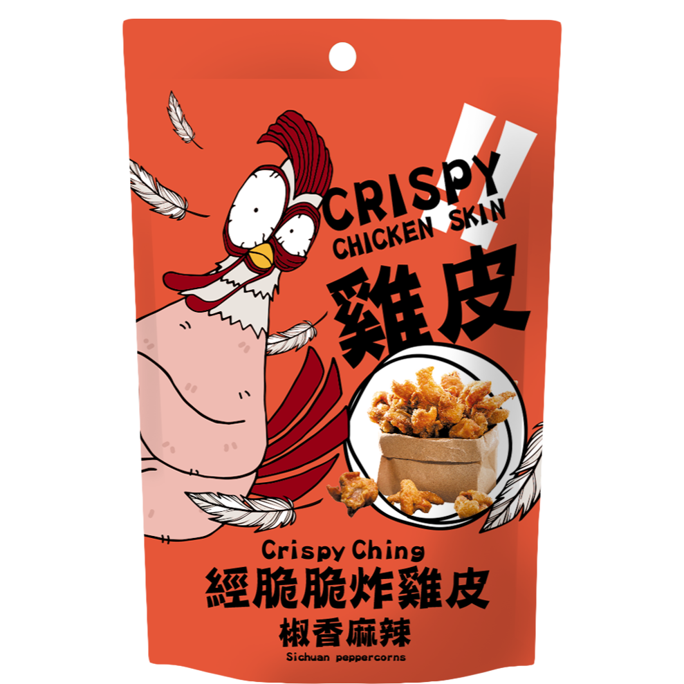 【經脆脆Crispy Ching】酥炸雞皮餅乾 多款口味 100%純正雞皮 低裹粉超酥脆 經脆脆Crispy Ching-規格圖11